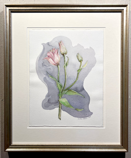 Lilies, Framed
